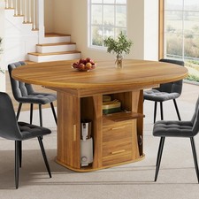 Extendable Dining Table Round