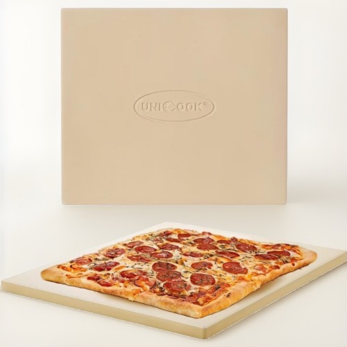 Unicook square pizza stone - square,