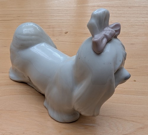Lladro maltese maltes dog - lladro,