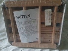 Ikea Hutten Wine/Bottle Wooden Bottle Rack New/Sealed