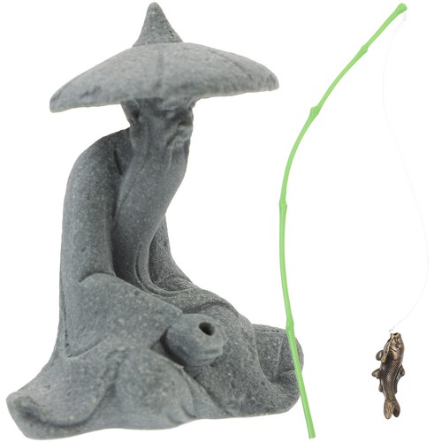 Japanese style resin fisherman - japanese,