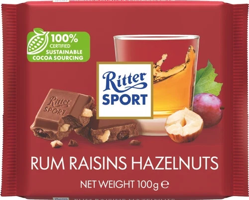 Ritter sport rum raisin - sport,