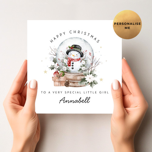 Personalised christmas card - christmas,