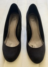 Ladies Dark Navy Court Shoes