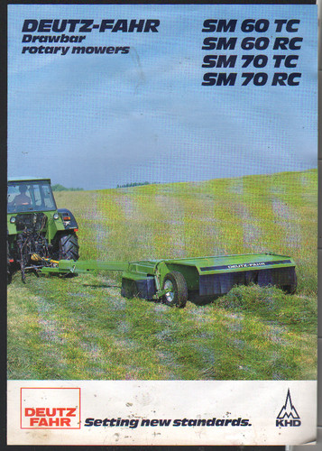 Deutz fahr drawbar rotary - drawbar,