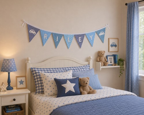 Personalised bunting baby - personalised, bunting,