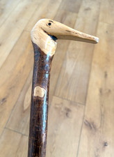 Vintage Folk Art Wooden Goose