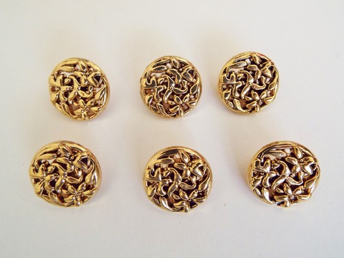 Classic gold colour metal - 6,