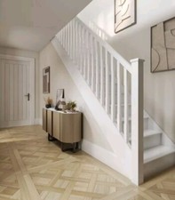 41mm Stop Chamfered Primed Wood Decorative Staircase Spindles Ready For Top Coat