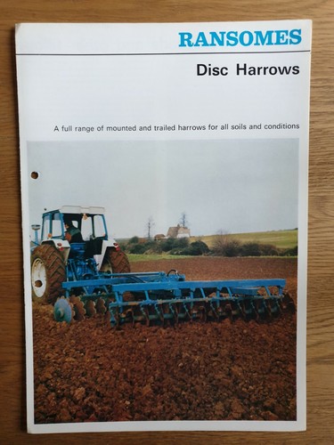 Ransomes disc harrows range - ransomes,