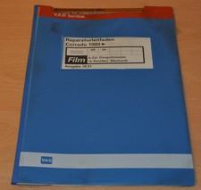 VW Corrado 1989 KR 9A 4 Zylinder Einspritzmotor Werkstatthandbuch Leitfaden Film