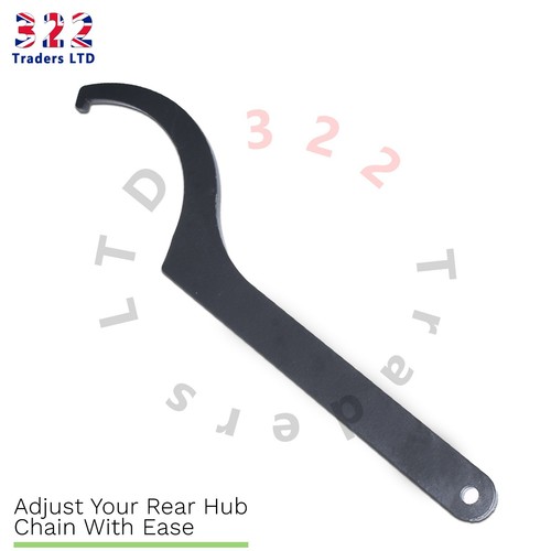 Rear hub chain - adjusting, tool