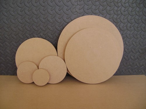 Wooden mdf circles 6 - mdf, 4"