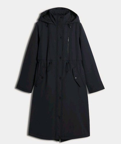 Women navy hooded parka - women's,