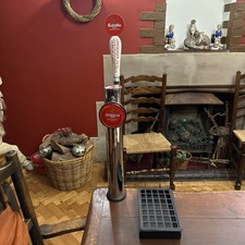 RARE Chrome ‘ESTRELLA DAMM’ Beer Pump/font/tap mancave pub 