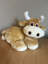 Vintage Mooing Cow Plush Soft