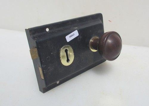 Vintage iron door latch - vintage,