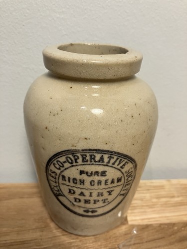 Cream pot crock manchester - crock,