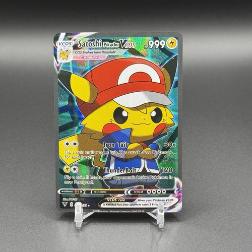 Satoshi pikachu pokémon - satoshi, card