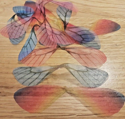 Organza fabric dragonfly - dragonfly, fairy