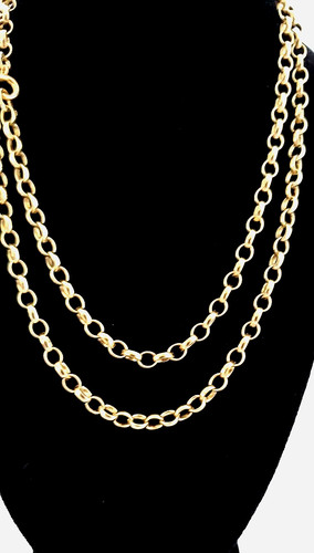 9ct yellow gold belcher - gold,