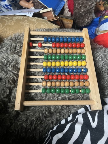 Wooden abacus - wooden,