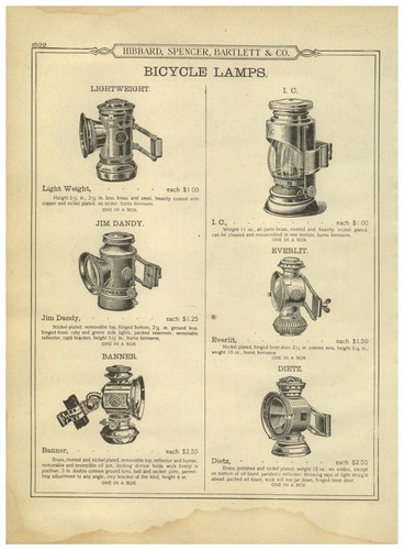 1899 paper bicycle oil - 1899,