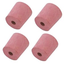 Rubber Bungs - Bored Stoppers for Homebrewing Wine Cider Mead Making x 4