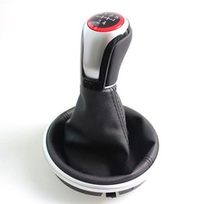 Custom Fit Leather Shift Knob for Skoda For Fabia 2 MK2 2007 2014 Models