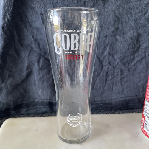 Cobra beer pint glass - beer,