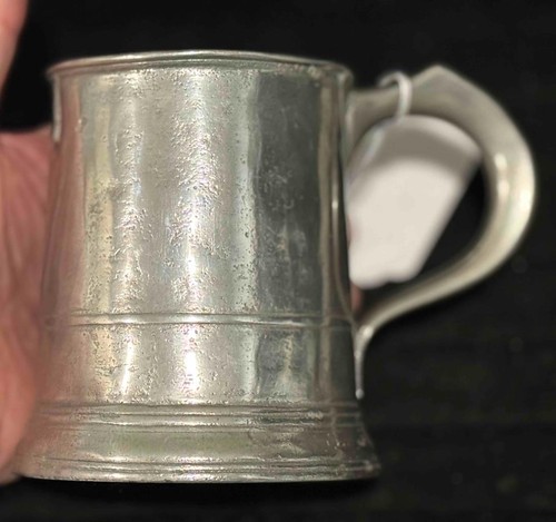 Antique english pewter pint - pewter,