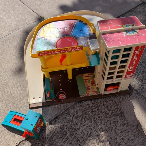 Vintage fisher price parking - vintage,