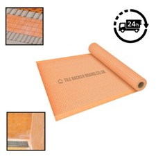 Waterproof Tile Membrane Fleece Roll - Underlay for Wet Room, Shower, Bath, Tank