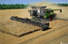 Claas Lexion 8800 acrylic
