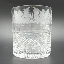 EDINBURGH CRYSTAL THISTLE 3¾"