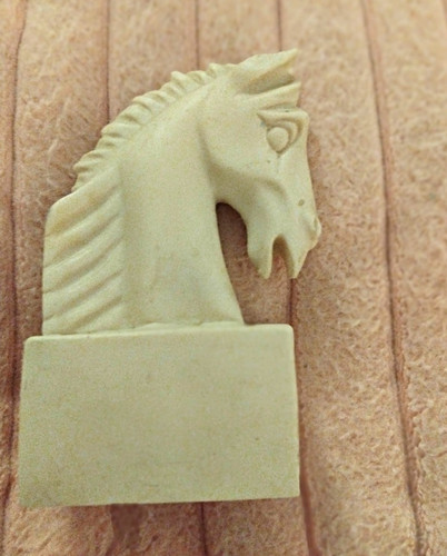 Vintage carved horse head - horse,