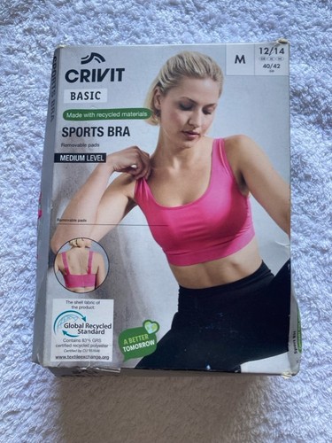 Crivit sports bra - pink, size