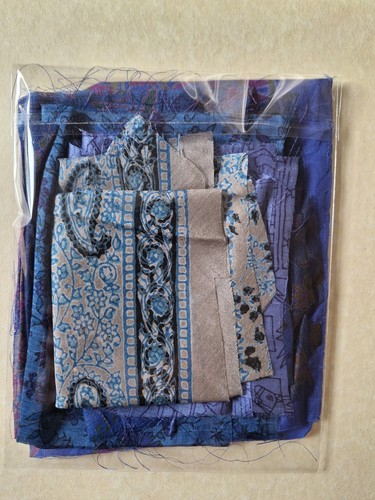 Embroidery craft mixed scrap - embroidery/craft:,