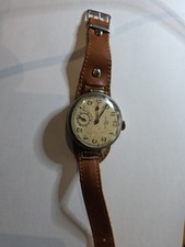 Vintage large Kirovskie wristwatch NKVD engraving Eastern Prussia WW2, working