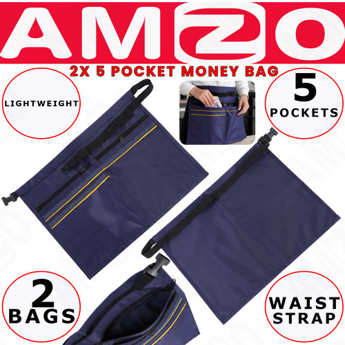 Cash bags with 5 - cash,