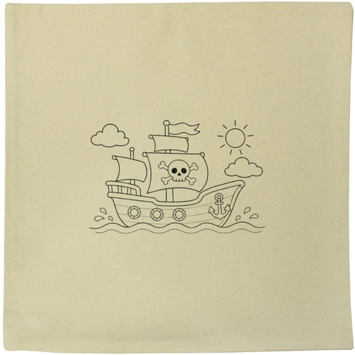 Pirate ship outline - outline', canvas