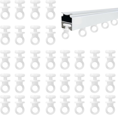 100pcs plastic curtain - plastic, track