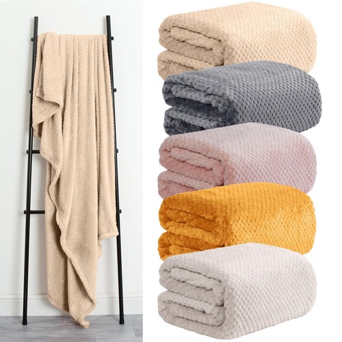 Waffle blanket luxury popcorn - waffle,