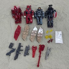 Pack 4pcs Halo Mega Bloks Infinite Spartan Esharum Inslan Gadget Griffin Figures