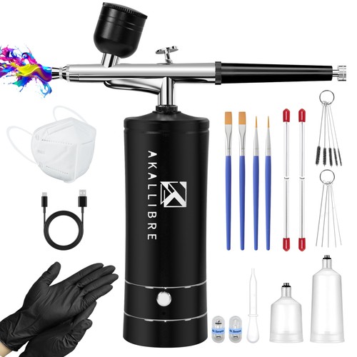 Airbrush kit with compressor - airbrush,