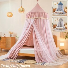 Double Layer Bed Canopy Drapes