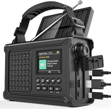 12000mAh DAB Solar Wind Up