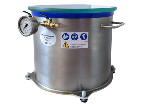 Vacuum chamber for - 30.0l, wood