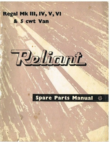 Reliant regal mk3 - reliant,
