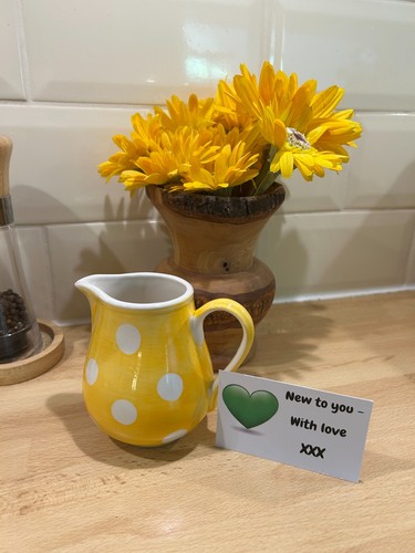 Lovely yellow polka dot - yellow,